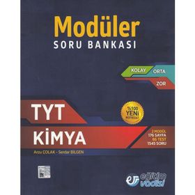 Eğitim Vadisi Yayınları TYT Kimya Modüler Soru Bankası