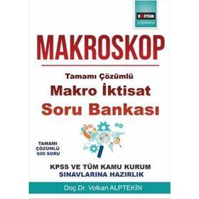 Eğitim Yayınevi Makroskop Tamamı Çözümlü Makro İktisat Soru Bankası
