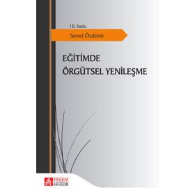 Eğitimde Örgütsel Yenileşme - Pegem Akademi Yayıncılık