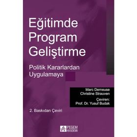 Eğitimde Program Geliştirme - Marc Demeuse