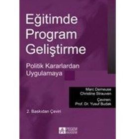 Eğitimde Program Geliştirme - Marc Demeuse