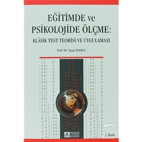 Eğitimde ve Psikolojide Ölçme - Yaşar Baykul