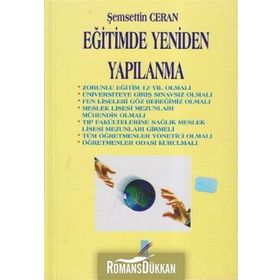 Eğitimde Yeniden Yapılanma - Şemsettin Ceran