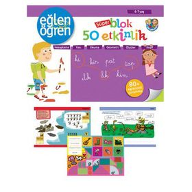 Eğlen Öğren 6-7 yaş Süper Blok 50 Etkinlik - kollektif