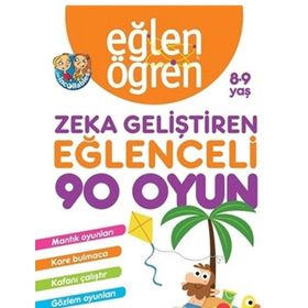 Eğlen Öğren 7-8 Yaş - Zeka Geliştiren Eğlenceli 90 Oyun - Kolektif