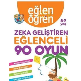 Eğlen Öğren 7-8 Yaş - Zeka Geliştiren Eğlenceli 90 Oyun - Kolektif