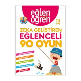 Eğlen Öğren Eğlenceli 90 Oyun 7-8 Yaş Zeka Geliştiren Kitap