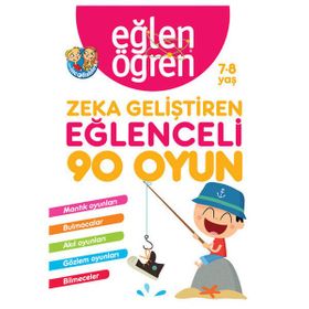 Eğlen Öğren Eğlenceli 90 Oyun 7-8 Yaş Zeka Geliştiren Kitap