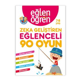 Eğlen Öğren Eğlenceli 90 Oyun 7-8 Yaş Zeka Geliştiren Kitap