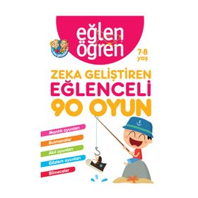 Eğlen Öğren Eğlenceli 90 Oyun 7-8 Yaş Zeka Geliştiren Kitap
