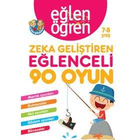 Eğlen Öğren Eğlenceli 90 Oyun 7-8 Yaş Zeka Geliştiren Kitap