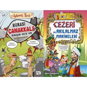 Eğlenceli Bilgi Yayınları - Burası Çanakkale Buradan Geçiş Yok ve Cezeri ve Akılalmaz Makineleri - Metin Özdamarlar