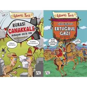 Eğlenceli Bilgi Yayınları - Burası Çanakkale Buradan Geçiş Yok ve Gizli Kurucu Ertuğrul Gazi - Metin Özdamarlar