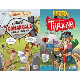 Eğlenceli Bilgi Yayınları - Burası Çanakkale Buradan Geçiş Yok ve Güzel Ülkem Türkiye 4 - Metin Özdamarlar