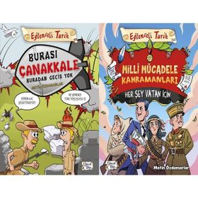 Eğlenceli Bilgi Yayınları - Burası Çanakkale Buradan Geçiş Yok ve Milli Mücadele Kahramanları - Her Şey Vatan İçin - Metin Özdamarlar