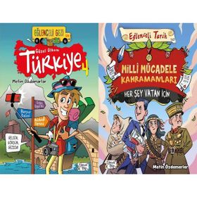 Eğlenceli Bilgi Yayınları - Güzel Ülkem Türkiye 4 ve Milli Mücadele Kahramanları - Her Şey Vatan İçin -Metin Özdamarlar