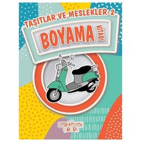 Eğlenceli Bilgili Boyama - Taşıtlar Meslekler - kollektif