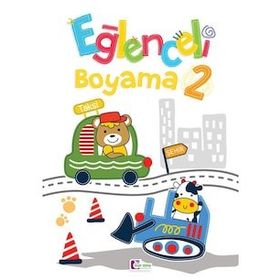 Eğlenceli Boyama 2-Mor Elma Yayınları