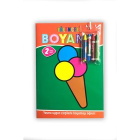Eğlenceli Boyama - 2 Yaş Üstü - Parıltı Yayınları