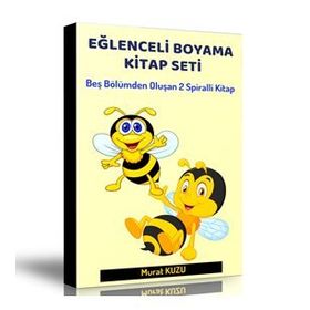 Eğlenceli Boyama Kitap Seti 2 Spiralli Kitap