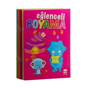 Eğlenceli Boyama Seti - 10 Kitap Takım - Kolektif