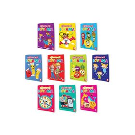 Eğlenceli Boyama Seti - 10 Kitap Takım - Kolektif
