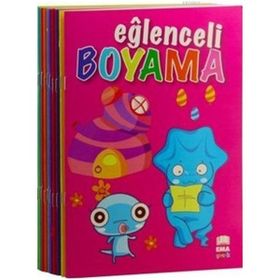 Eğlenceli Boyama Seti - 10 Kitap Takım - Kolektif