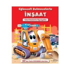 Eğlenceli Bulmacalarla İnşaat - Çıkartmalarla Oynayalım