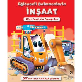 Eğlenceli Bulmacalarla İnşaat - Çıkartmalarla Oynayalım