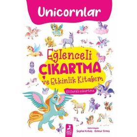 Eğlenceli Çıkartma ve Etkinlik Kitabım Unicornlar Ren Çocuk