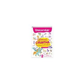 Eğlenceli Çıkartma ve Etkinlik Kitabım Unicornlar Ren Çocuk