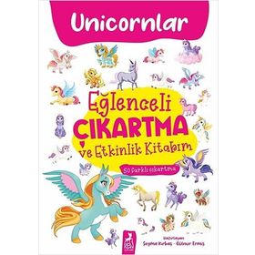 Eğlenceli Çıkartma ve Etkinlik Kitabım Unicornlar Ren Çocuk