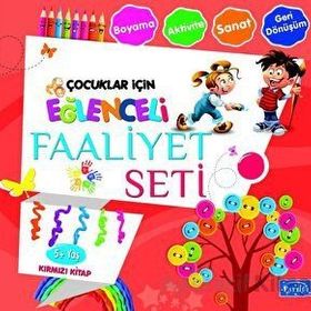 Eğlenceli Faaliyet Seti - Kırmızı Kitap - 5+ Yaş - Kolektif