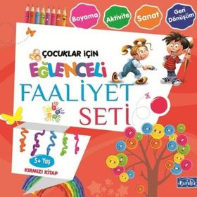Eğlenceli Faaliyet Seti - Kırmızı Kitap - 5+ Yaş - Kolektif