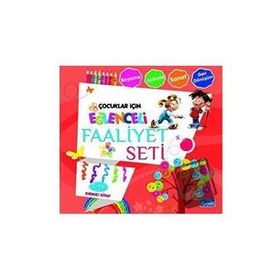 Eğlenceli Faaliyet Seti - Kırmızı Kitap - 5+ Yaş - Kolektif