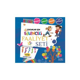 Eğlenceli Faaliyet Seti - Lacivert Kitap - 4+ Yaş - Kolektif