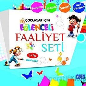 Eğlenceli Faaliyet Seti - Mavi Kitap - 3+ Yaş - Kolektif