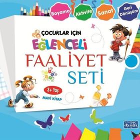 Eğlenceli Faaliyet Seti - Mavi Kitap - 3+ Yaş - Kolektif