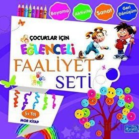 Eğlenceli Faaliyet Seti - Mor Kitap - 5+ Yaş - Kolektif