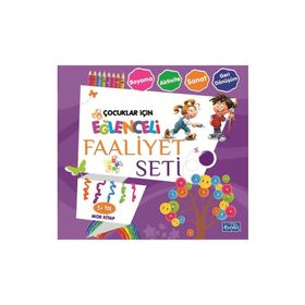 Eğlenceli Faaliyet Seti - Mor Kitap - 5+ Yaş - Kolektif