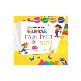 Eğlenceli Faaliyet Seti - Sarı Kitap - 3+ Yaş - Kolektif