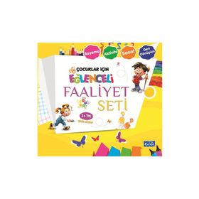Eğlenceli Faaliyet Seti - Sarı Kitap - 3+ Yaş - Kolektif