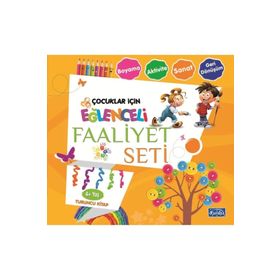 Eğlenceli Faaliyet Seti - Turuncu Kitap - 4+ Yaş - Kolektif