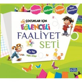 Eğlenceli Faaliyet Seti - Yeşil Kitap - 3+ Yaş - Kolektif