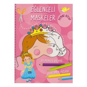 Eğlenceli Maskeler Pembe Kitap - kollektif