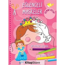Eğlenceli Maskeler Pembe Kitap - kollektif
