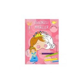 Eğlenceli Maskeler Pembe Kitap - kollektif