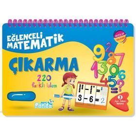 Eğlenceli Matematik Çıkarma Mavi Panda Yayınları