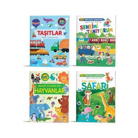 Eğlenceli-Öğretici Aktivite Kitabı 4'lü Set - Dikkat Atölyesi Yayınları