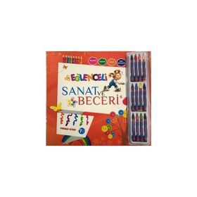 Eğlenceli Sanat ve Beceri Kırmızı Kitap 7 Yaş - Parıltı Komisyon